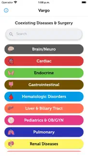 coexisting diseases & surgery iphone screenshot 1