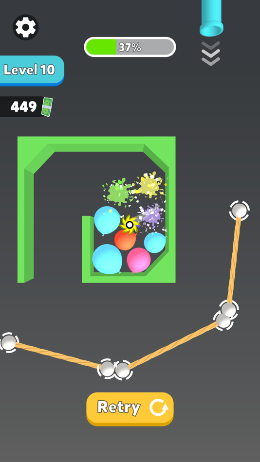 #3. Pop With Ropes (iOS) 由: Ahmet Ikbal Adlig
