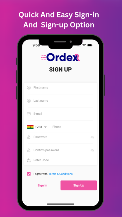 Ordex: Everyday Life Made Easy Screenshot