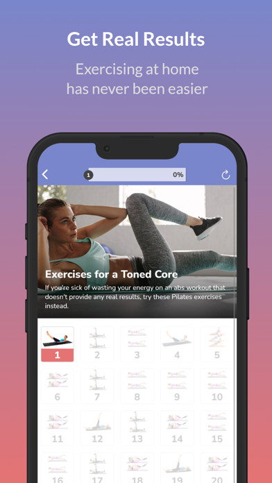 Pilates Exercises - All Levels Screenshot