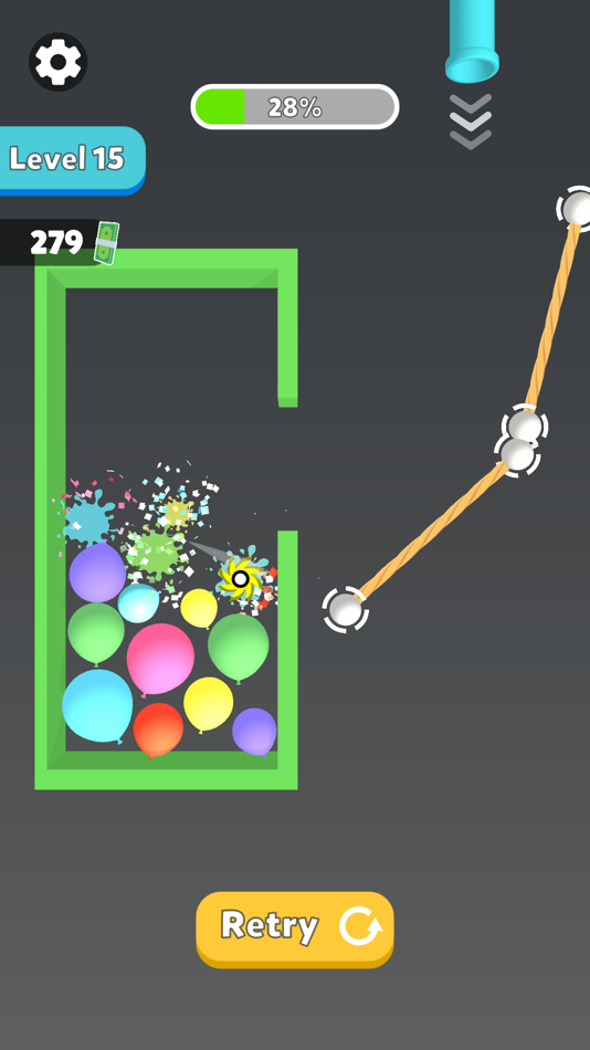 #4. Pop With Ropes (iOS) 由: Ahmet Ikbal Adlig