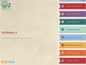 Oz Phonics 3 -Consonant Blends screenshot #10 for iPad