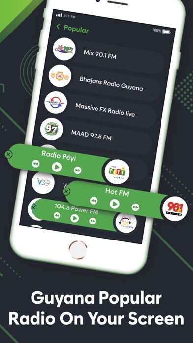 Live Guyana Radio Stations Screenshot