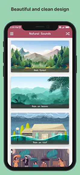 Game screenshot Natural sound -sound for sleep mod apk