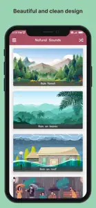 Natural sound -sound for sleep screenshot #1 for iPhone