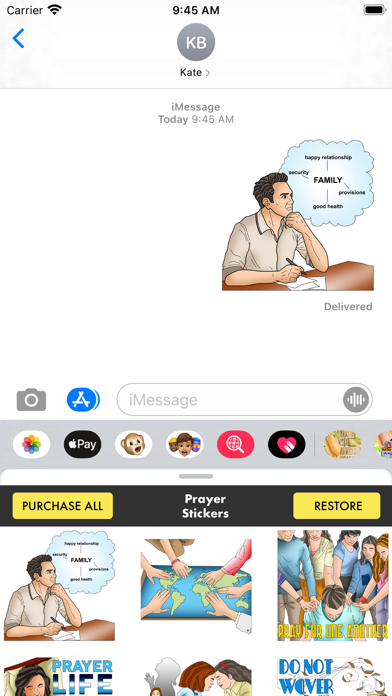 Screenshot #3 pour Prayer Stickers