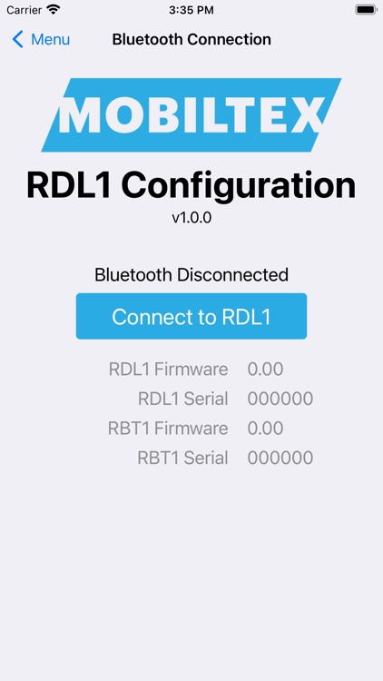 RDL1 Config