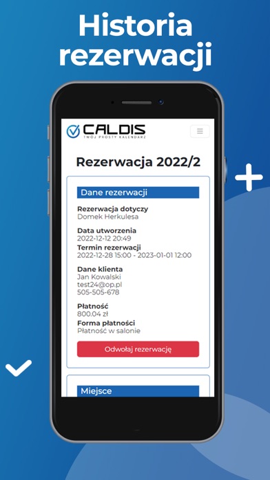 CALDIS – rezerwacje on-line Screenshot