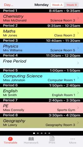 Game screenshot School Timetable mod apk