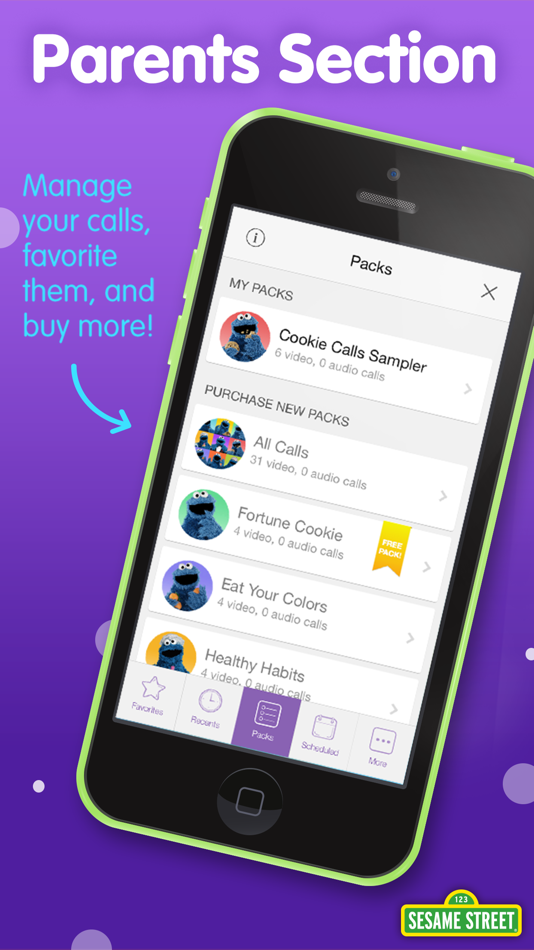 #4. Cookie Calls (iOS) 由: Sesame Workshop (Apps)