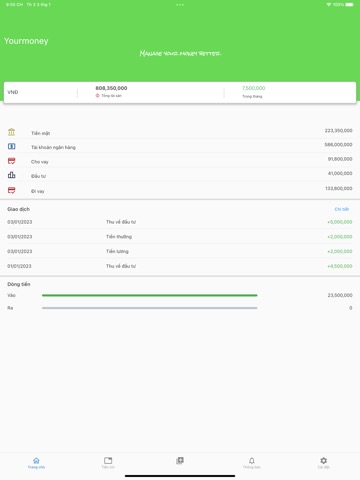 YourMoney: Quản lý thu chiのおすすめ画像1