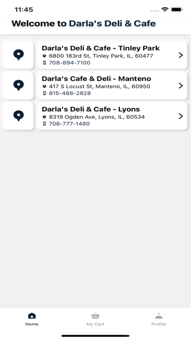 Darla's Deli & Cafe Screenshot