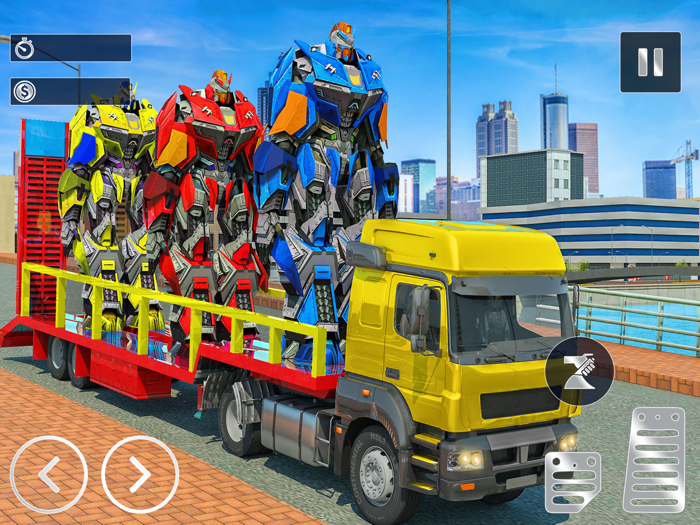 转变 机器人 运输 卡车