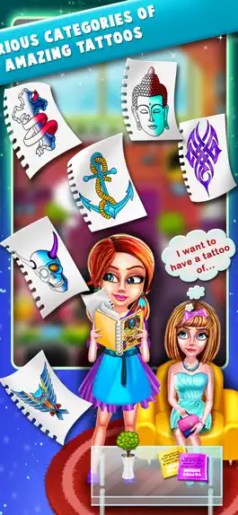 Game screenshot Tattoo Artistic Design Shop apk