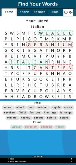 Game screenshot Find Your Words apk