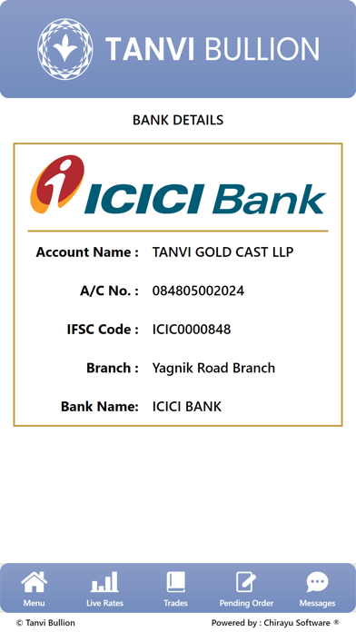 Tanvi Bullion Live Screenshot