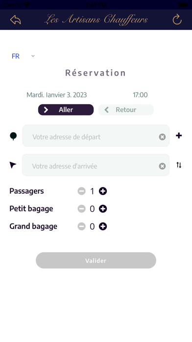 Les Artisans Chauffeurs - VTC Screenshot