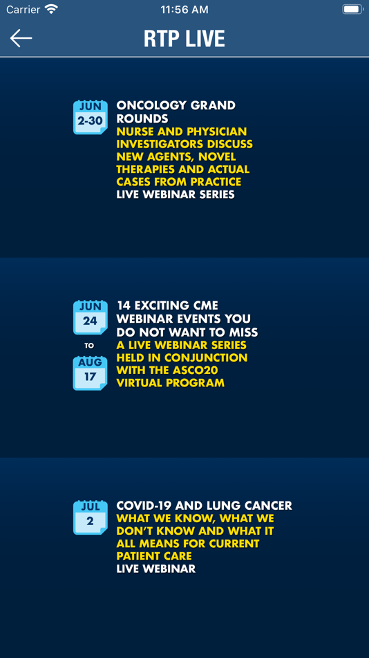 #3. RTP Live - Events (iOS) 由: Research To Practice