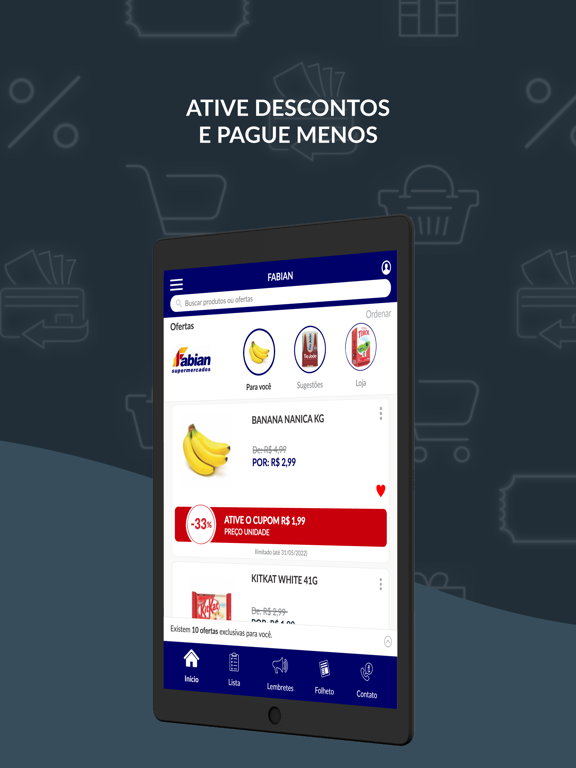 Fabian Supermercados iPad screenshot