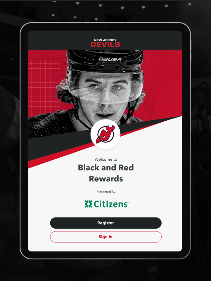 NJ Devils Black and Red Rewards