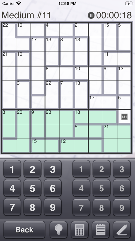 #4. Killer Sudoku! (iOS) Podle: Sarah Pierce
