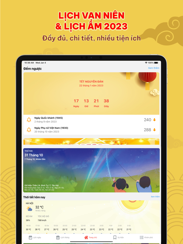 Lịch Vạn Niên and Lịch Âm 2023