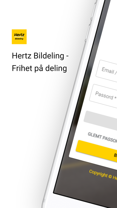 Hertz Bildeling Screenshot