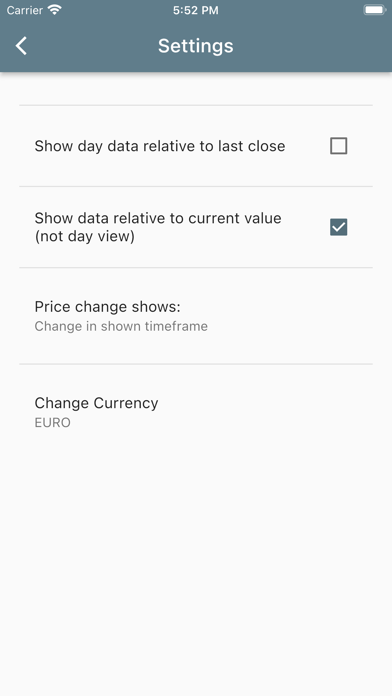 Oil Price (Brent) Screenshot