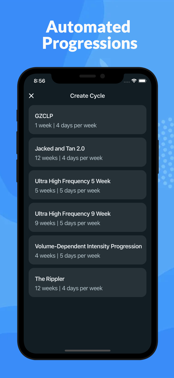 GZCL Method Workout Logger