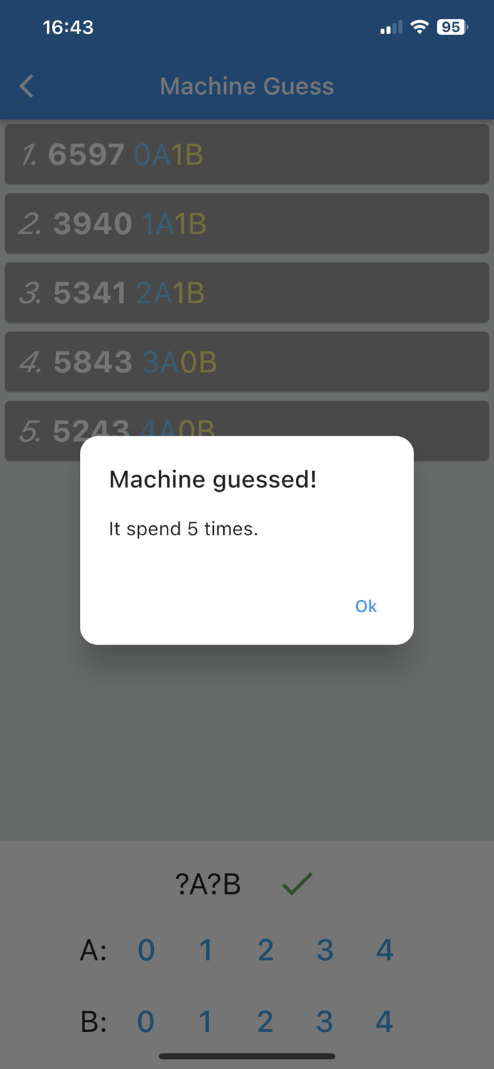 1A2B Guess the Number