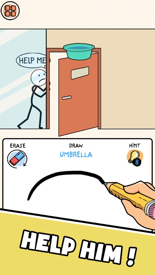 #3. Draw puzzle: sketch it (iOS) By: Mai Chan