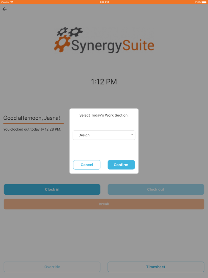 Clocking by SynergySuite