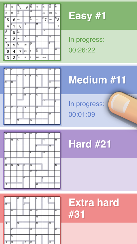 #2. Killer Sudoku! (iOS) Podle: Sarah Pierce