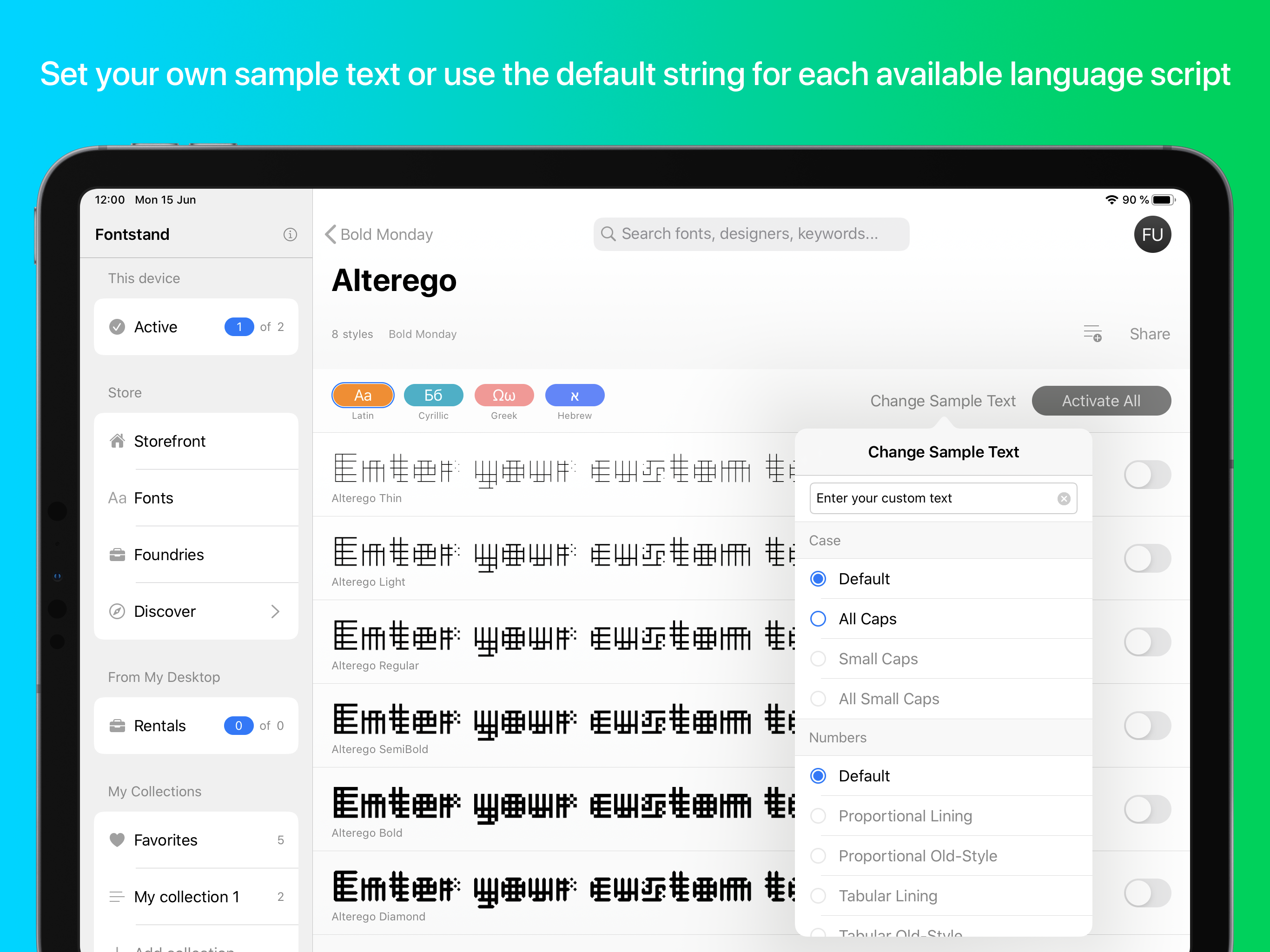 Fontstand for iPad screenshot 9