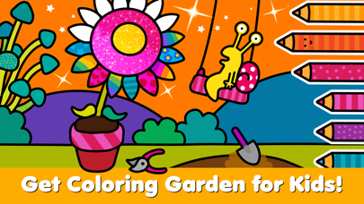Coloring Garden Whiteboard Pad Screenshot