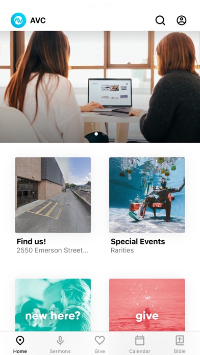 Abbotsford Vineyard Church Screenshot