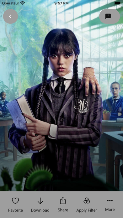 S2 Addams Wednesday Wallpaper! Screenshot
