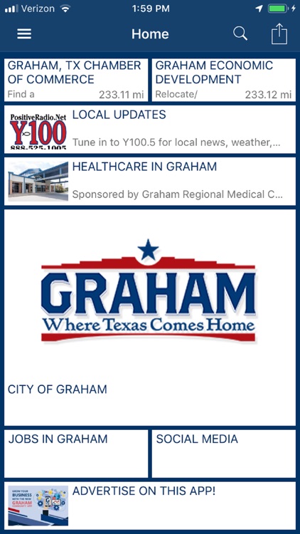 Graham, Texas Community App