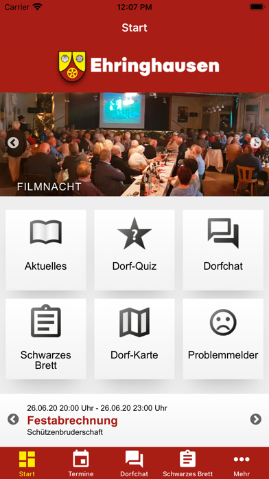 Ehringhausen App Screenshot