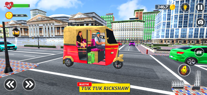 Tuk Tuk Rickshaw Driving 3D