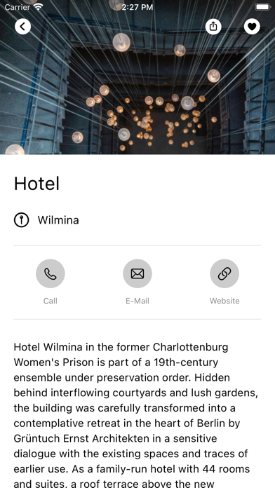 Wilmina Hotel Screenshot