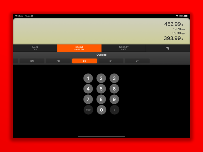 Rapid’Tax - Sales tax Canada