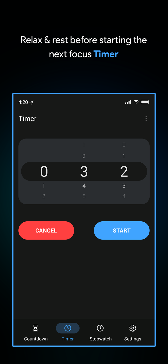 Countdown  Stopwatch and Timer