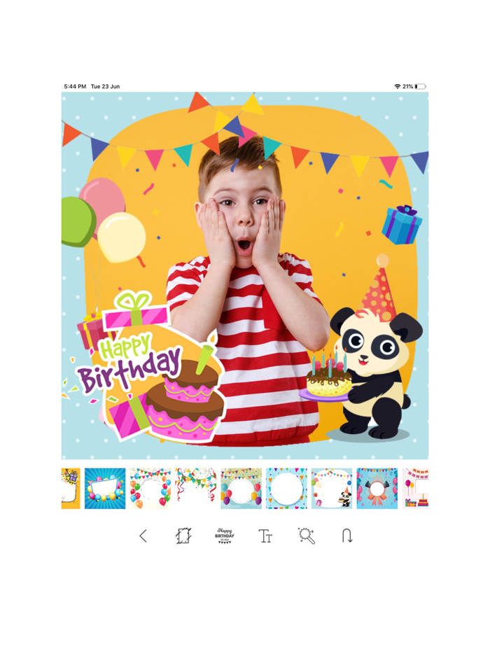 Birthday Card Editor