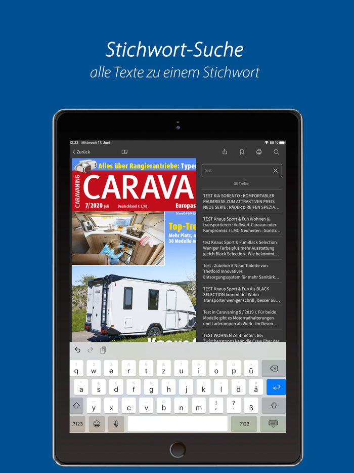 Caravaning Kiosk