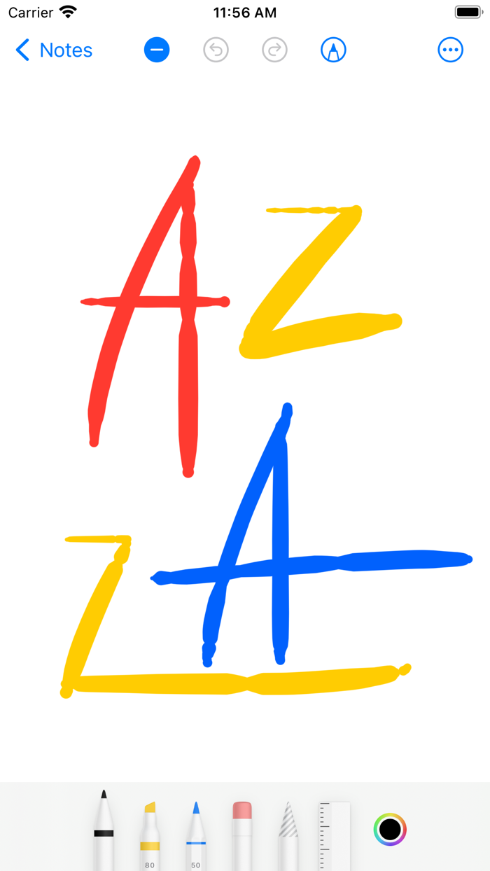 Handwritten Notes Widget Draw