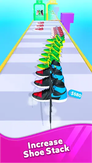 Shoe Stack Runner Game screenshot 1