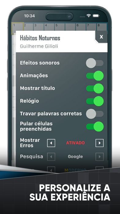 Palavras Cruzadas - Português Screenshot