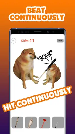 Game screenshot Hit Cheems, Bonk Dog-Funny Dog mod apk