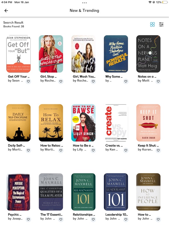 Mentor Booth iPad screenshot 4 - Book app